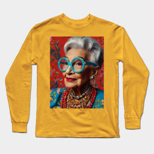 Iris Apfel Long Sleeve T-Shirt